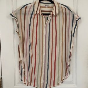 Madewell striped button down